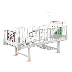 DC200 Pediatric Hospital Bed – 2-Function Manual with 4" Mattress & IV Pole