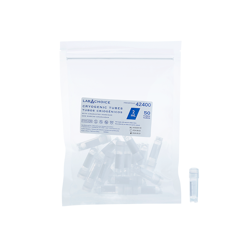 Cryogenic Tubes with graduated markings