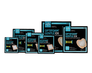 Medline Optifoam Gentle EX Bordered Foam Adhesive Dressing