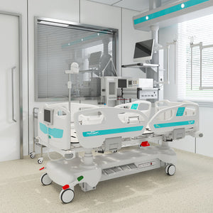 Advanced 8-Function ICU Bed – Fully Electric Smart Hospital Bed with Mattress (Custom Order)