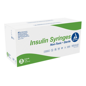 Insulin Syringe - Non-Toxic - Individual Wrapped