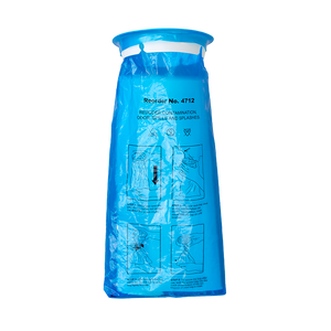 Emesis Bag w/ Absorbent pouch, Blue, 10/50/cs