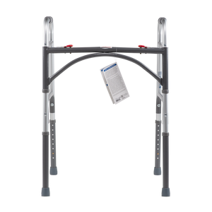 Bariatric Dual Release Folding Walker, 1pc/bag