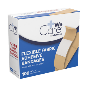 Adhesive Flexible Fabric Bandages Four Wing - Sterile