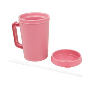 Carafe Insulated (hot or cold) w/ Lid and Flexible Straw,