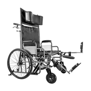 Bariatric Reclining Wheelchair w/ Elevated Leg Rest