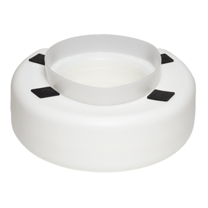 Molded Raised Plastic Toilet Seat