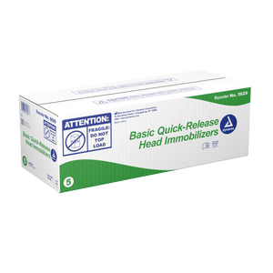 Basic Quick-Release Head Immobilizer, White, 5/cs