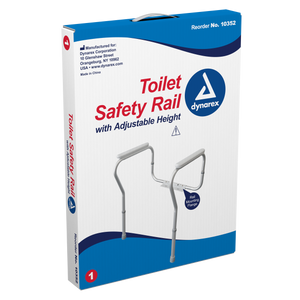 Toilet Safety Rail - Adjustable Height
