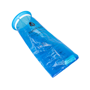 Emesis Bag w/ Absorbent pouch, Blue, 10/50/cs