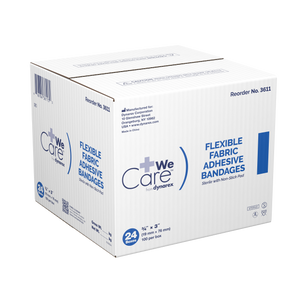 Adhesive Flexible Fabric Bandages Four Wing - Sterile