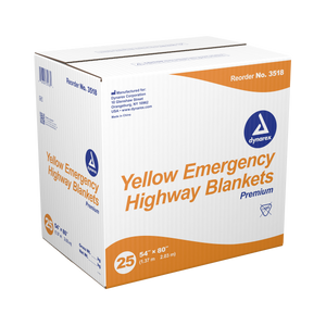 Yellow Emergency Highway Blanket (premium)