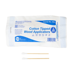 Cotton Tipped Wood Applicators - Non-Sterile,