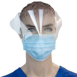 Procedure Face Mask with Ear Loop & Plastic Shield