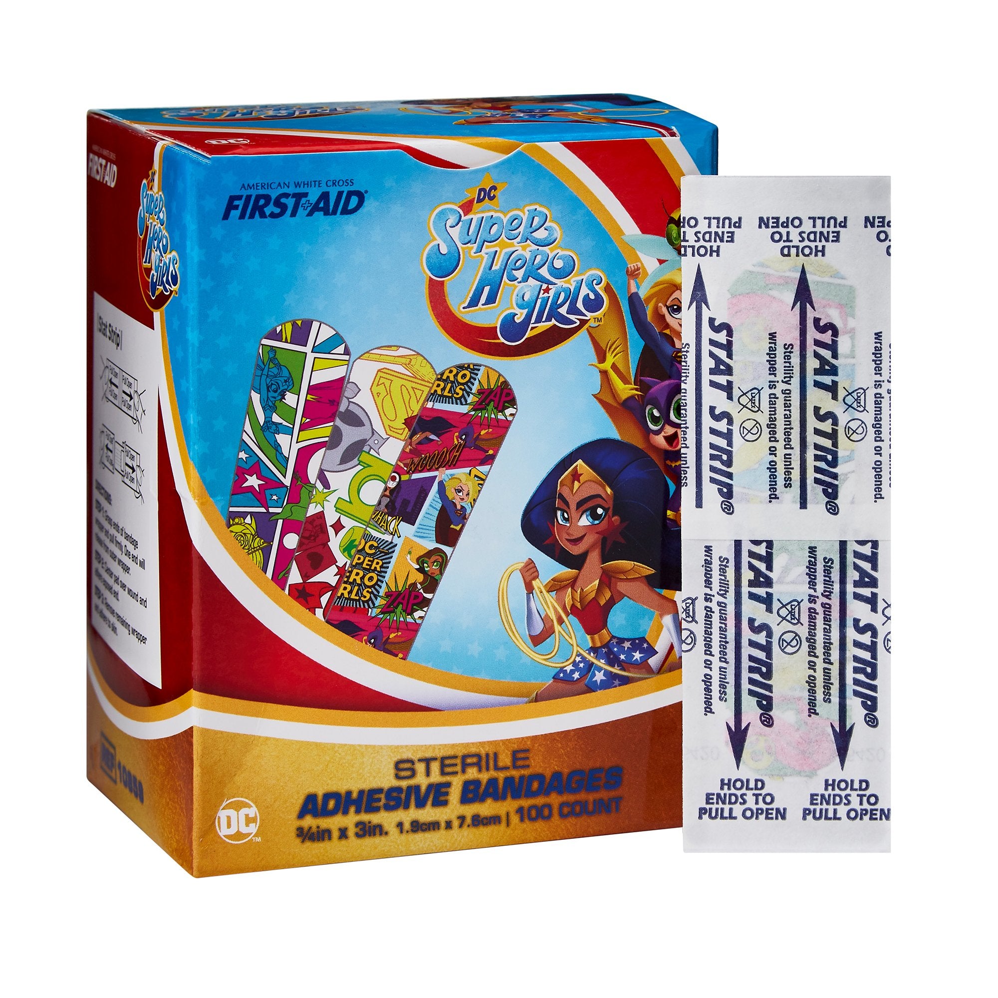 DC Super Hero Girls Kids Adhesive Bandages