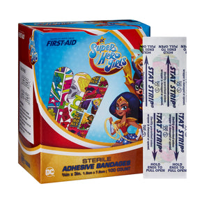 DC Super Hero Girls Kids Adhesive Bandages