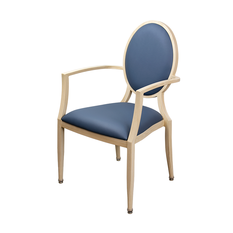 Dining Arm Chair Rounded Back 5pc