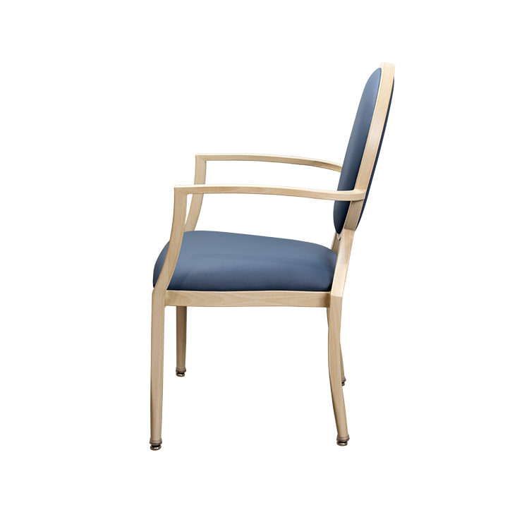 Dining Arm Chair Rounded Back 5pc