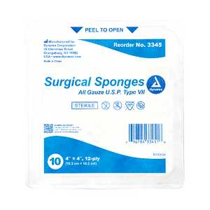 Surgical Gauze Sponge - Sterile 10's - 128/cs
