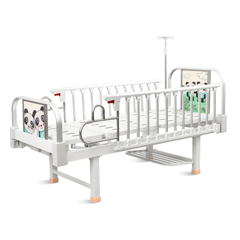 DC200 Pediatric Hospital Bed – 2-Function Manual with 4" Mattress & IV Pole