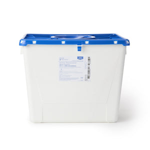 McKesson Prevent® 8 Gallon Pharmaceutical Waste Container – White/Blue