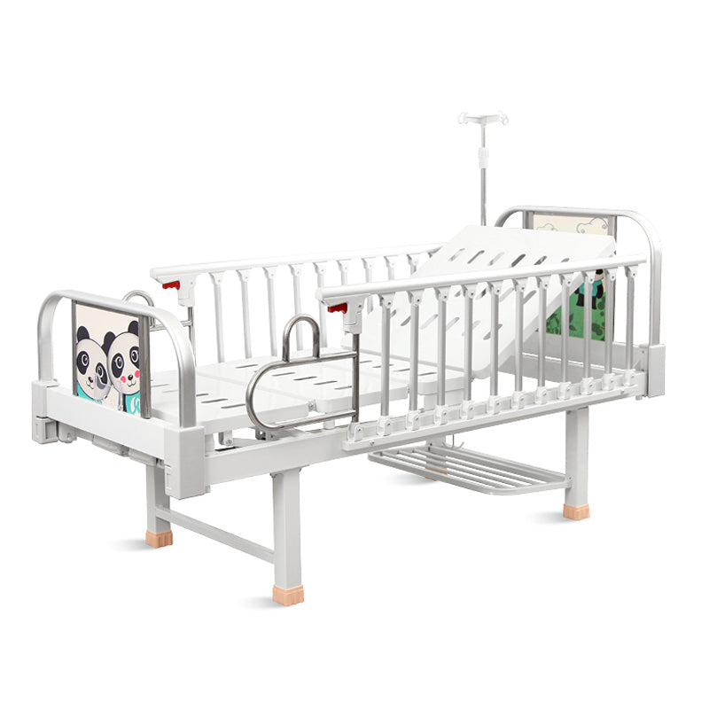 DC200 Pediatric Hospital Bed – 2-Function Manual with 4" Mattress & IV Pole