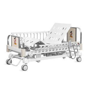 DC800 Electric Pediatric Bed with 4" Foam Mattress and IV pole