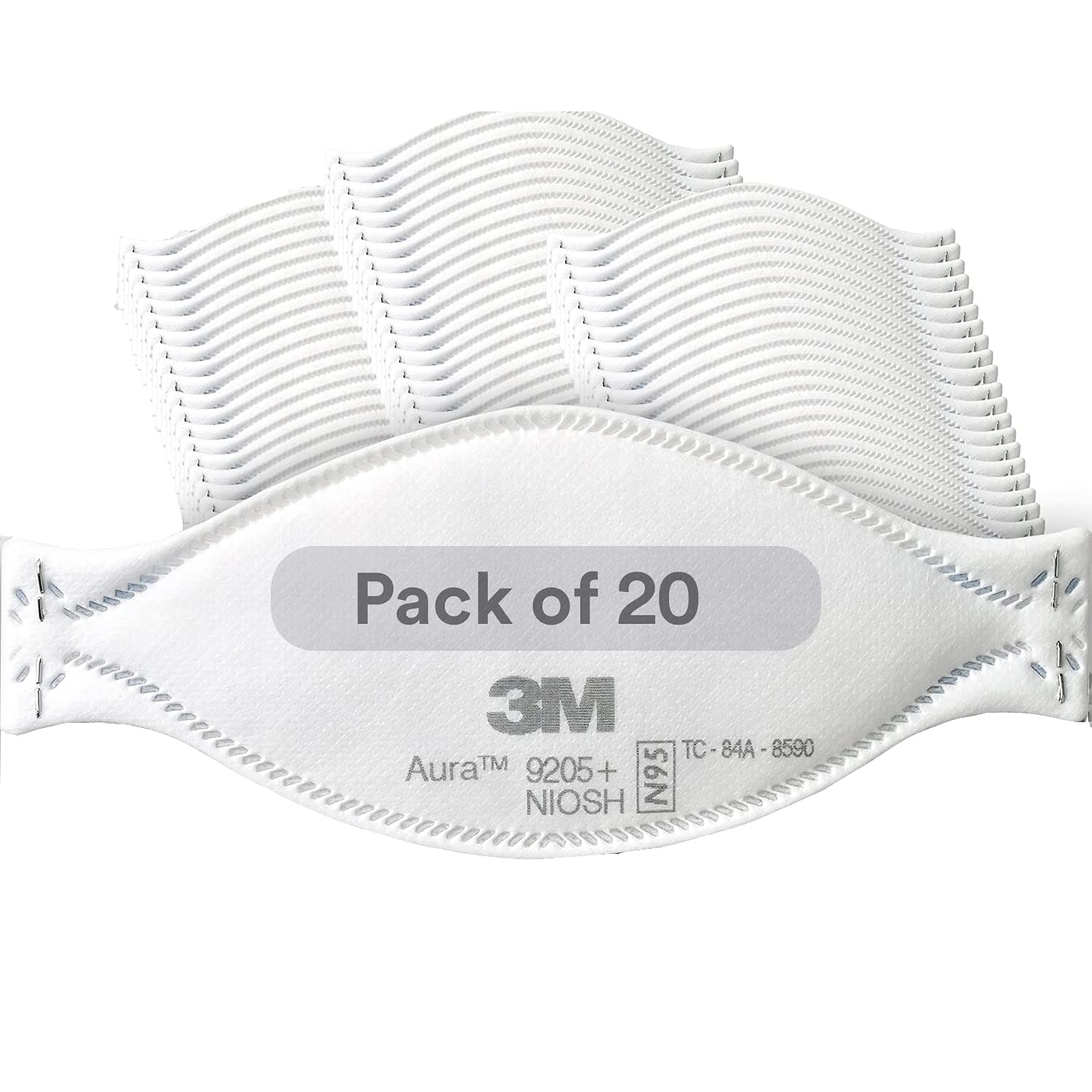 3M Aura N95 Particulate Respirator 9205+ Pack of 20