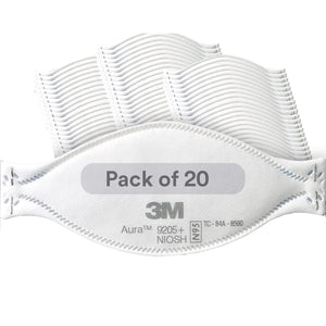 3M Aura N95 Particulate Respirator 9205+ Pack of 20