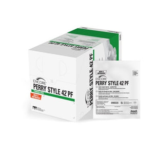 ENCORE Perry Style 42 PF natural latex sterile surgical gloves, powder-free, micro-textured