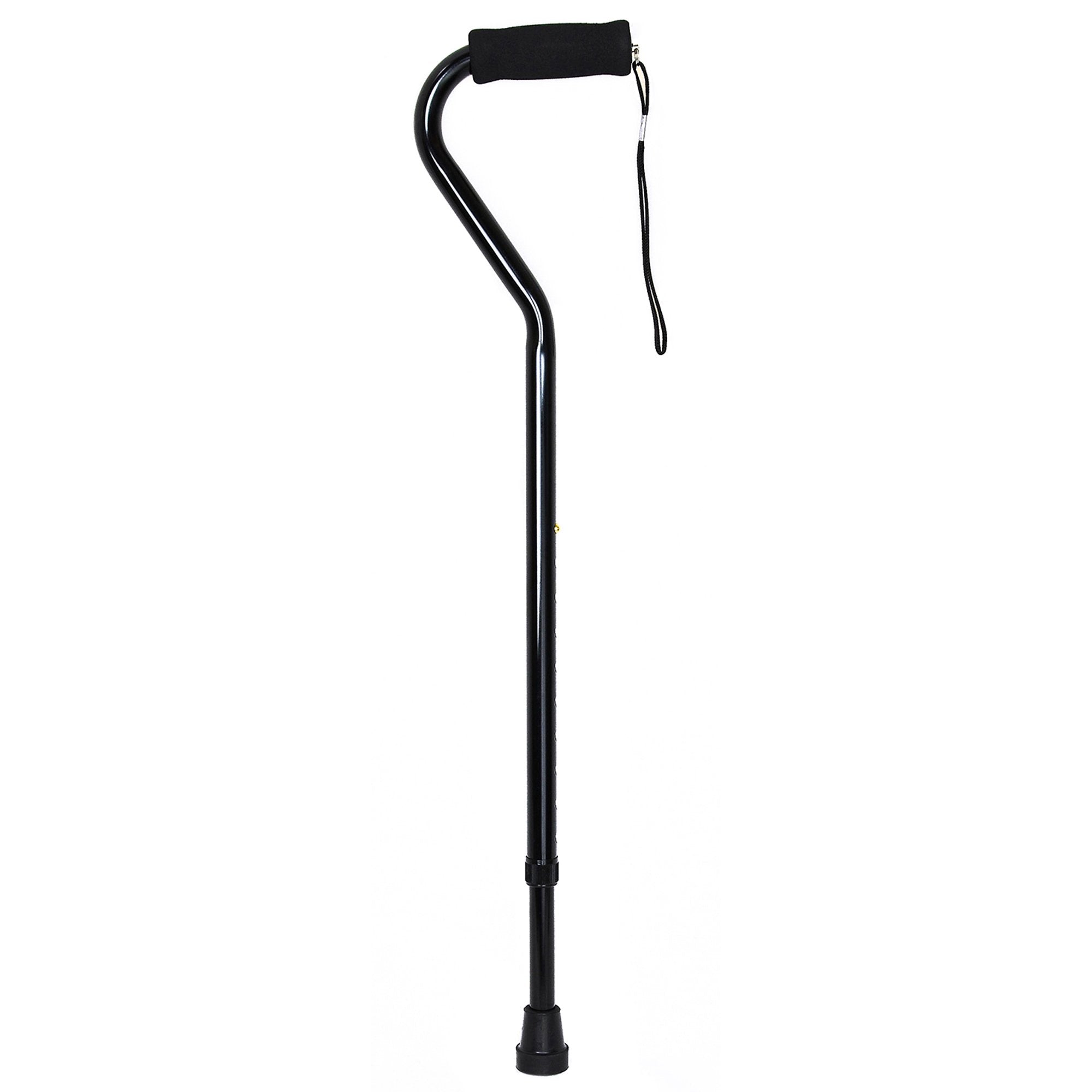 McKesson adjustable offset canes in aluminum and steel with ergonomic handles