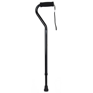 McKesson adjustable offset canes in aluminum and steel with ergonomic handles