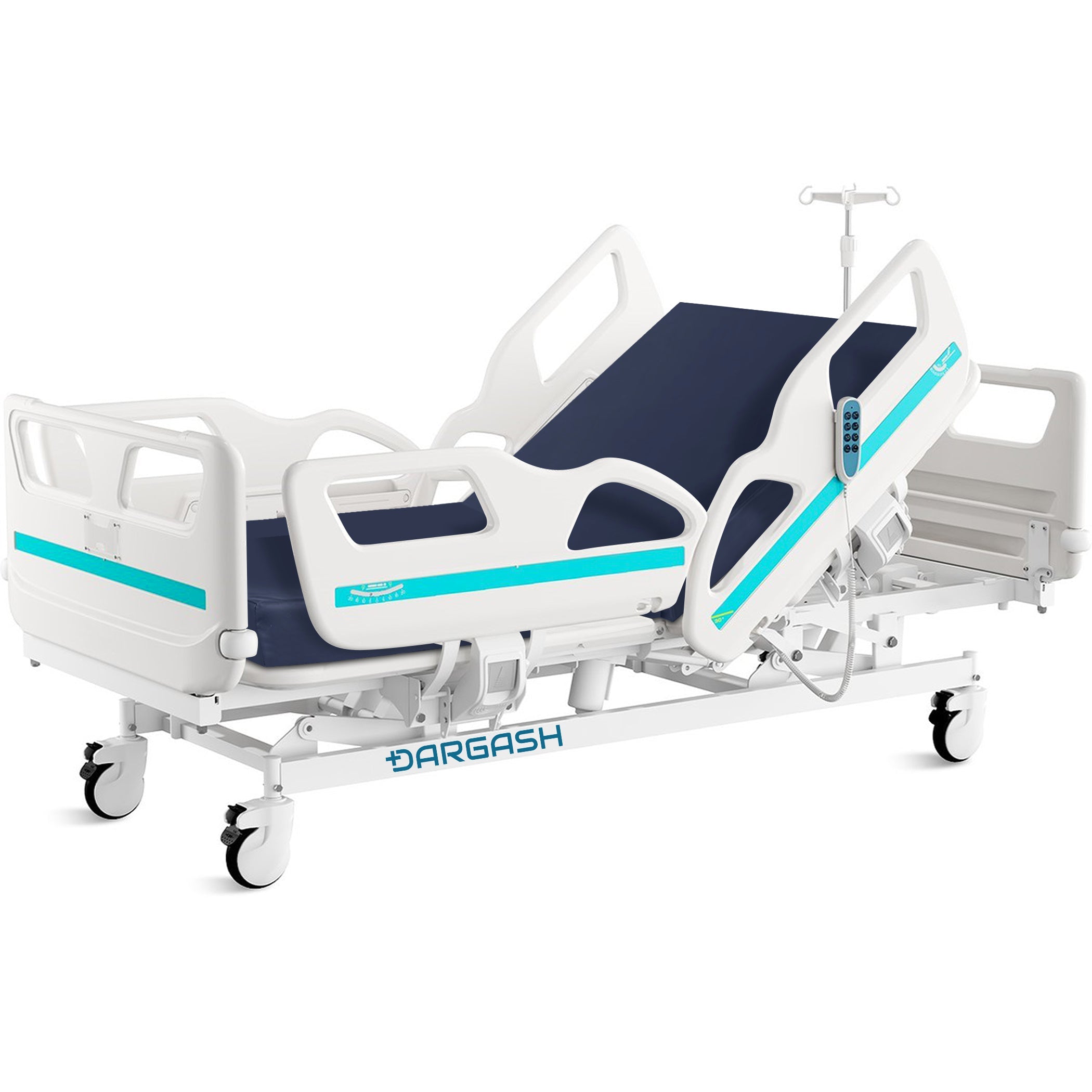 CD650 Electric ICU Hospital Bed – For Home & Clinical Use (Includes Mattress & IV Pole)