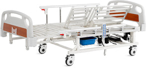 Fully Electric 6-Function Hospital Bed – VIP Long-Term Care with Mattress & IV Pole