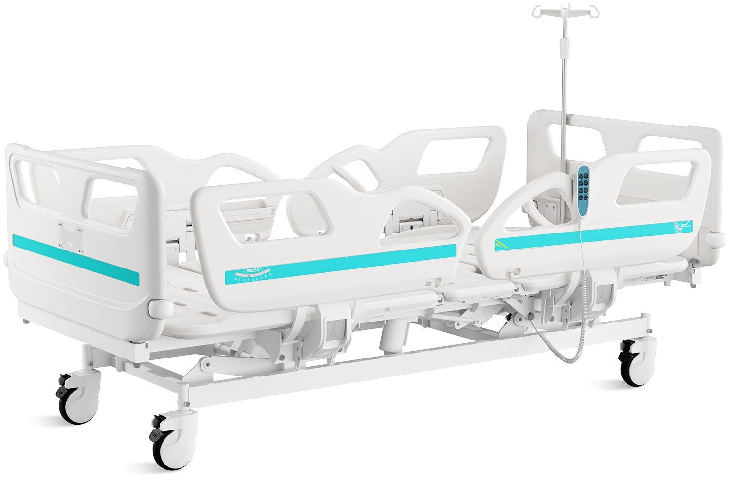 CD650 Electric ICU Hospital Bed – For Home & Clinical Use (Includes Mattress & IV Pole)