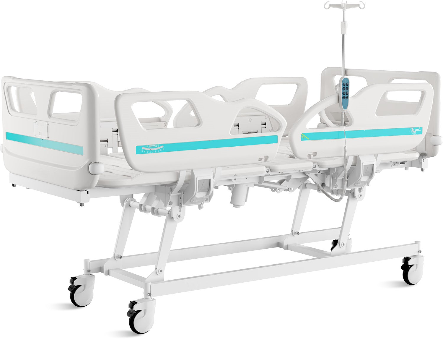CD650 Electric ICU Hospital Bed – For Home & Clinical Use (Includes Mattress & IV Pole)