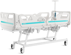 CD650 Electric ICU Hospital Bed – For Home & Clinical Use (Includes Mattress & IV Pole)