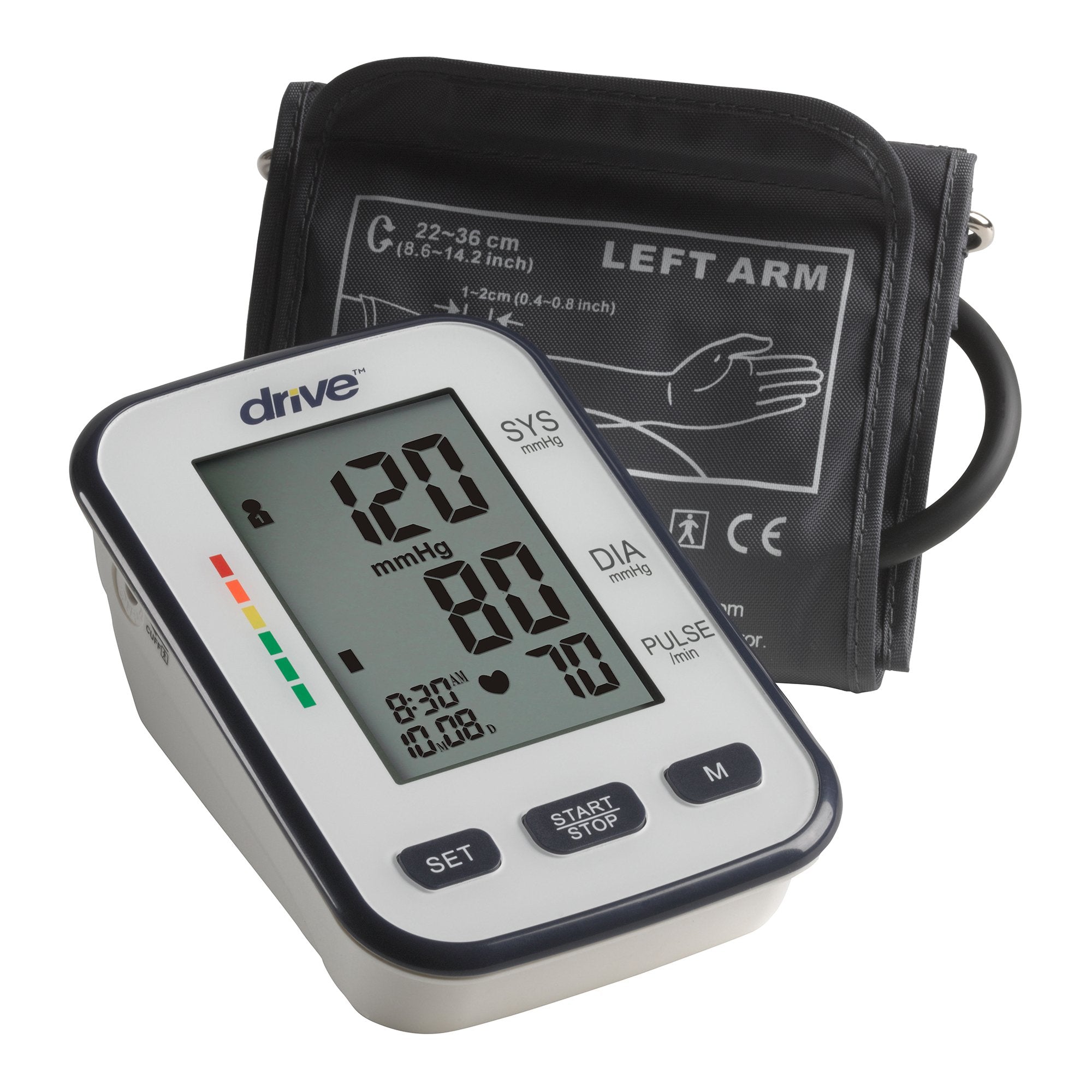 Drive Automatic Digital Blood Pressure Monitor with Medium Upper Arm Cuff