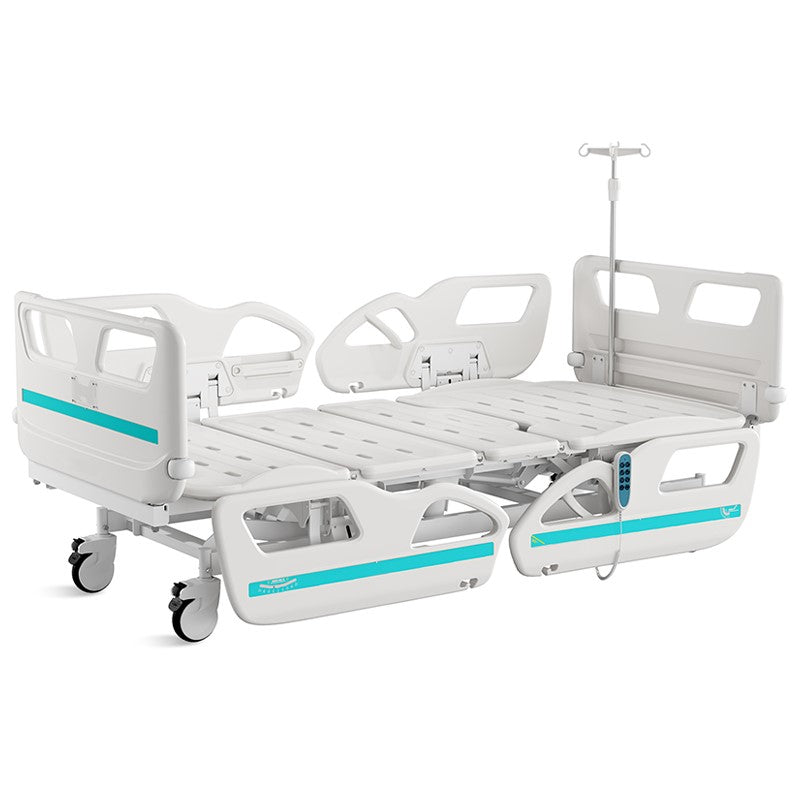 CD650 Electric ICU Hospital Bed – For Home & Clinical Use (Includes Mattress & IV Pole)