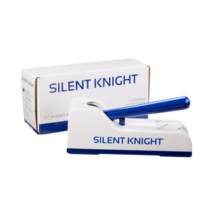 Silent Knight pill crusher – hand-operated metal device for tablet crushing