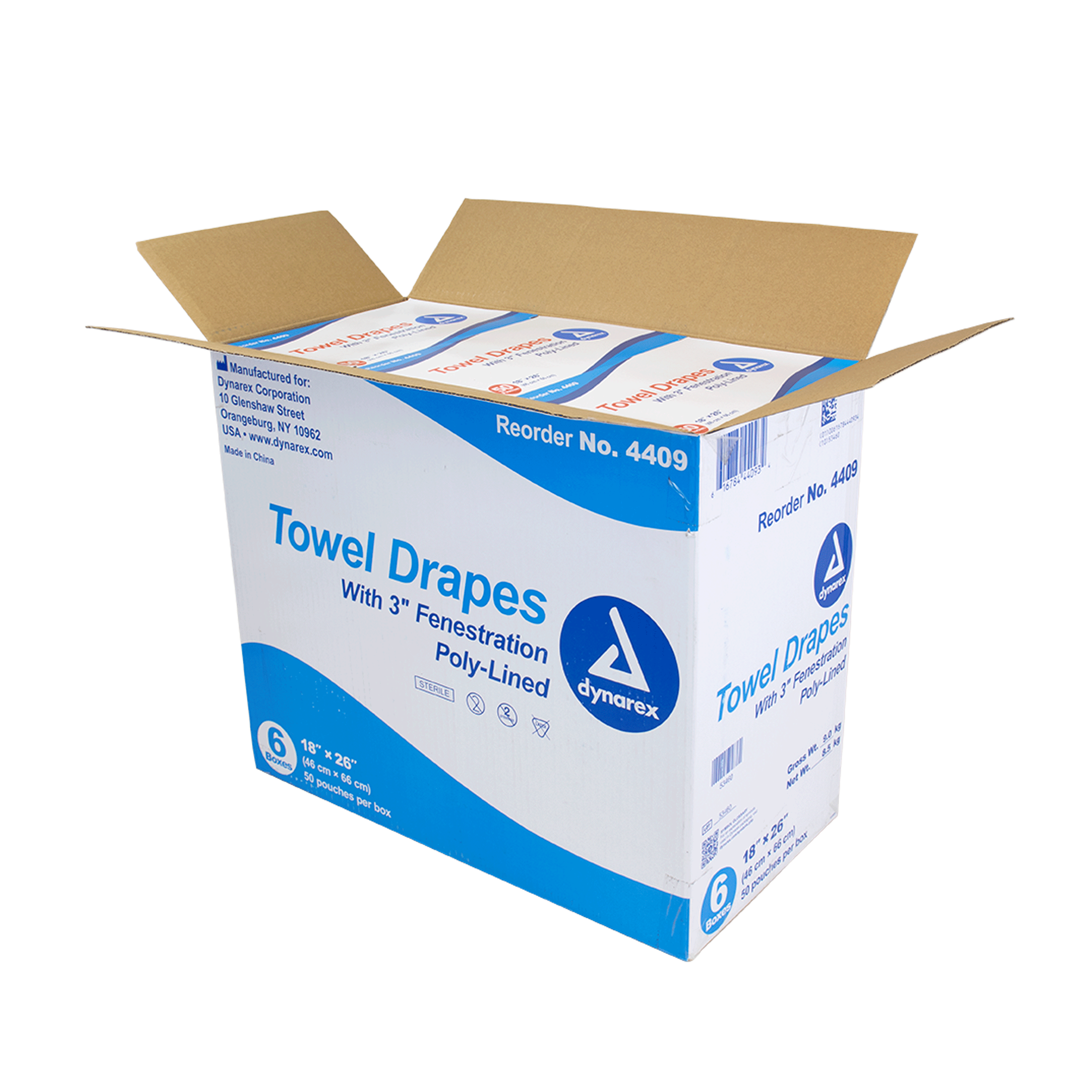 Disposable Towel Drapes Fenestrated - Sterile,