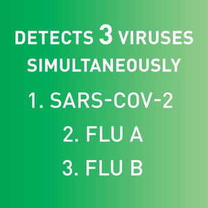 McKesson Consult® COVID-19 + Flu A & B Antigen Home Test — 2-Test OTC Kit