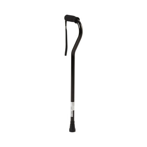 McKesson adjustable offset canes in aluminum and steel with ergonomic handles