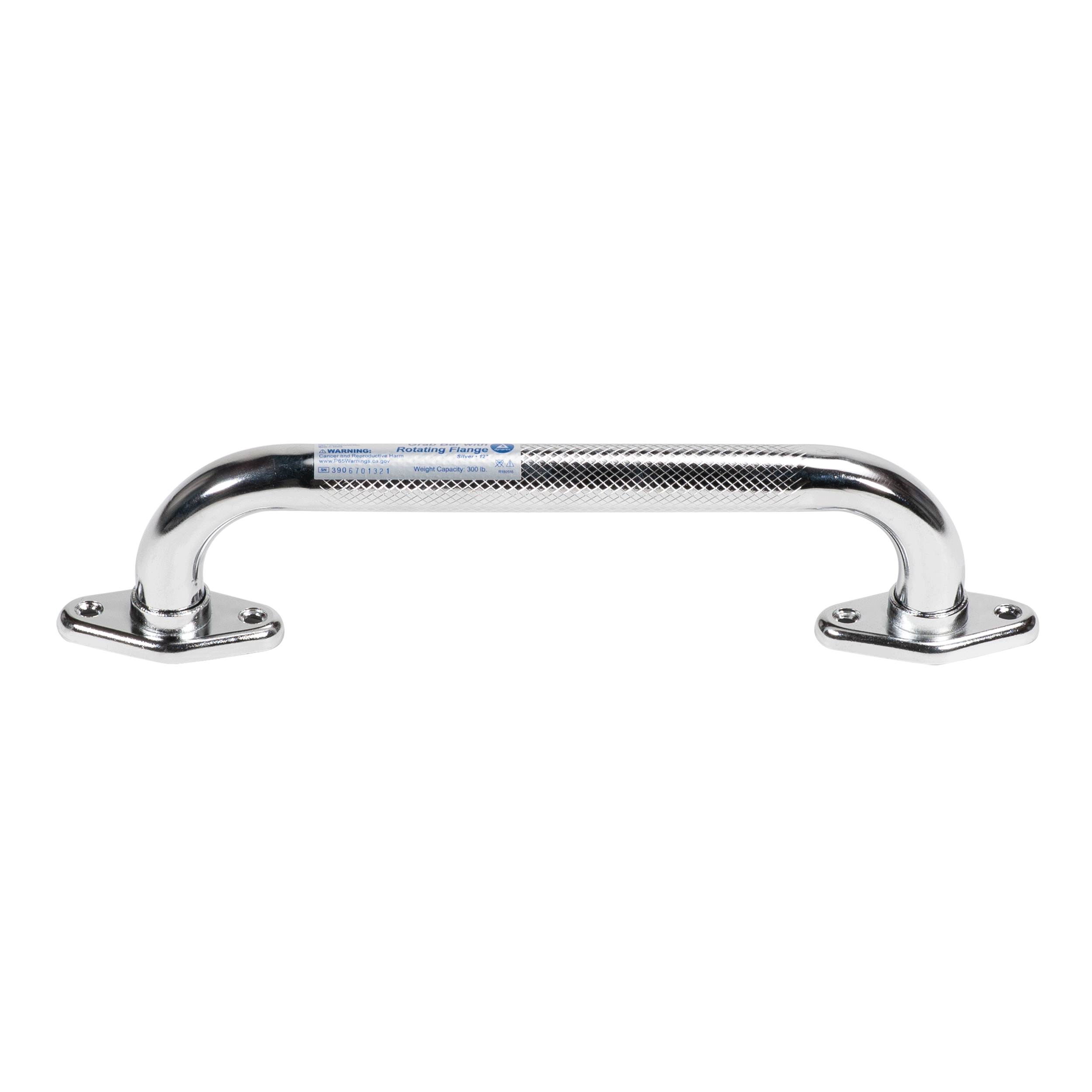 Rotating Flange Knurled Grab Bar