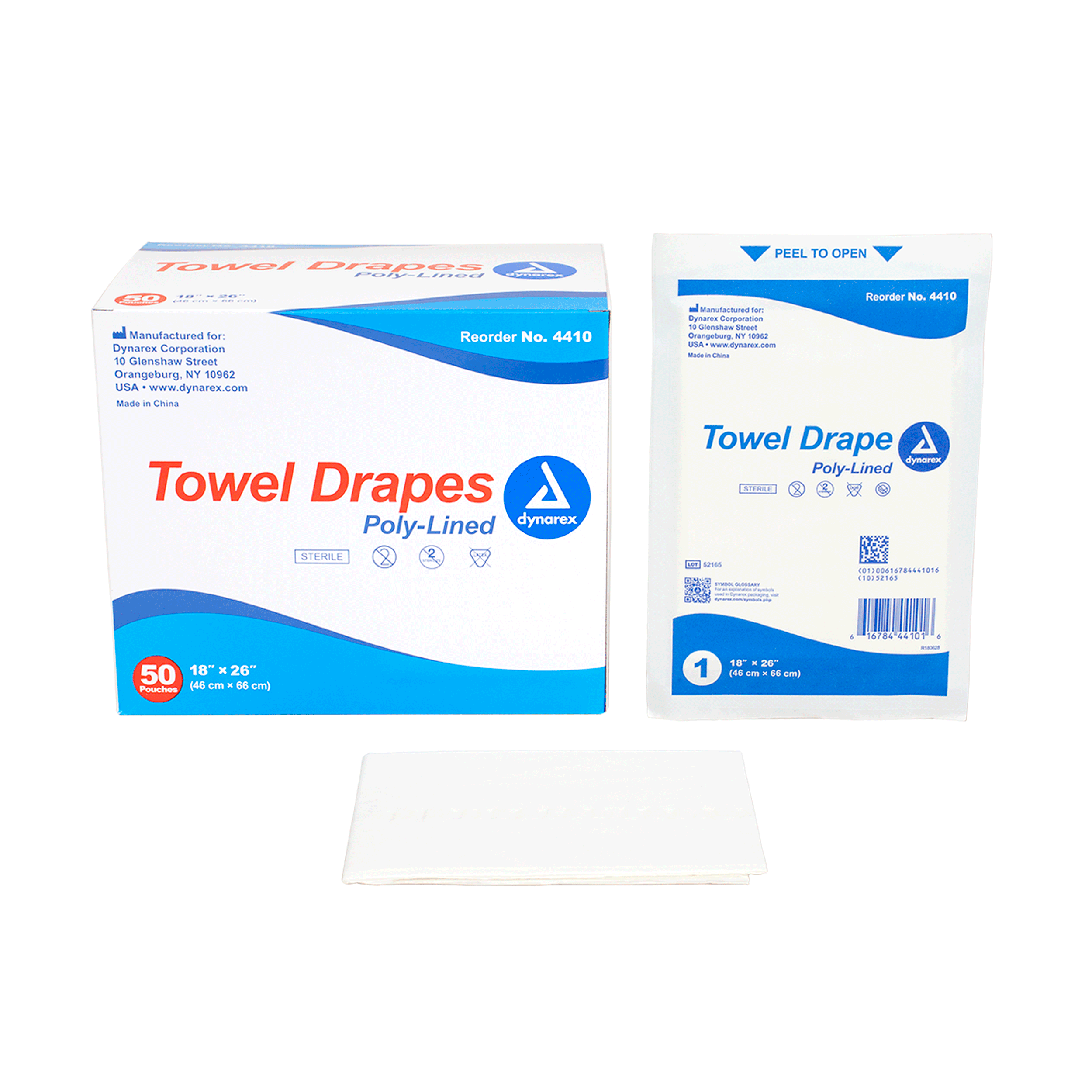 Disposable Towel Drapes Plain - Sterile