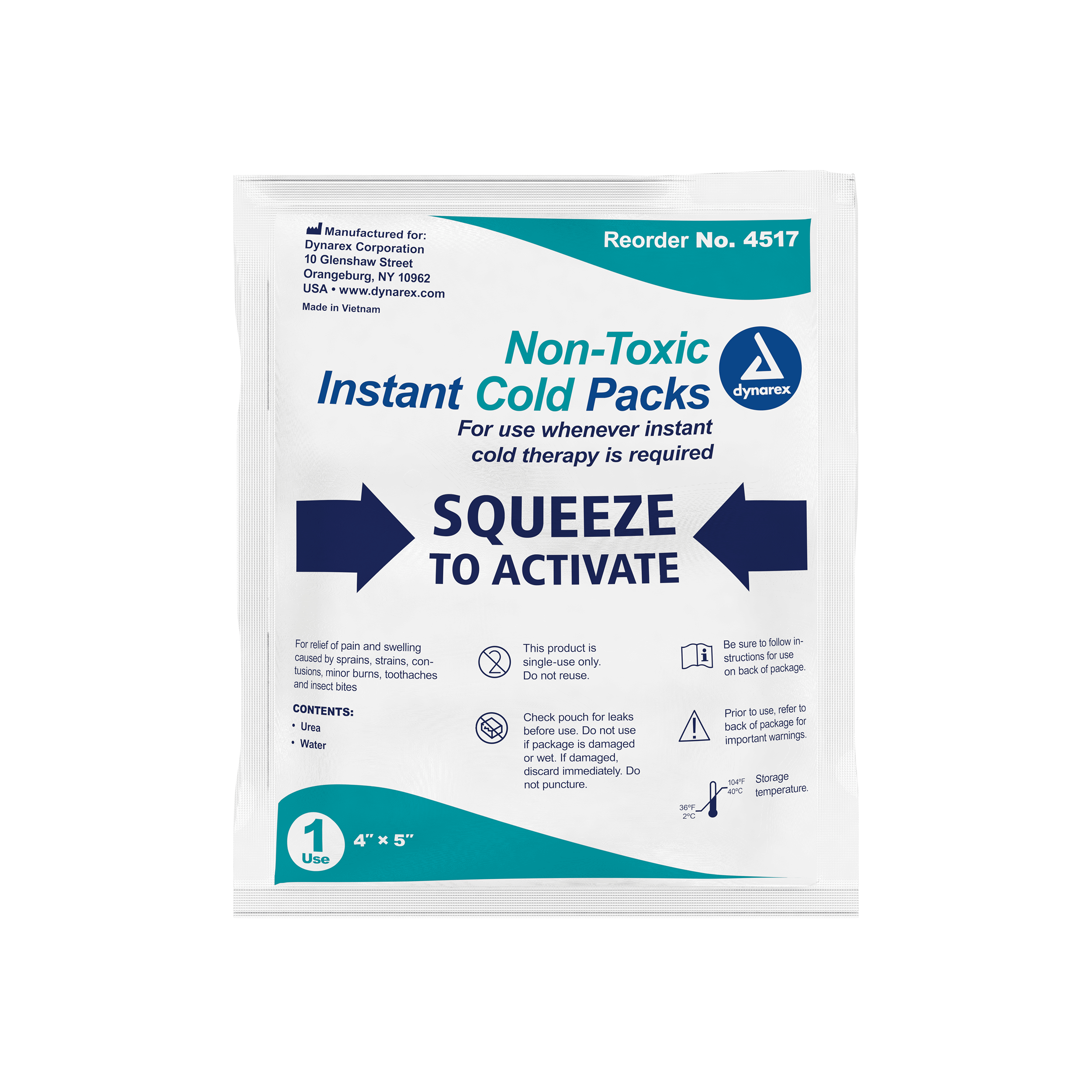 Instant Cold Pack w/ Urea (Non-Toxic)