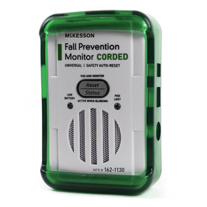 McKesson Fall Prevention Monitor — Corded, Universal, White/Green
