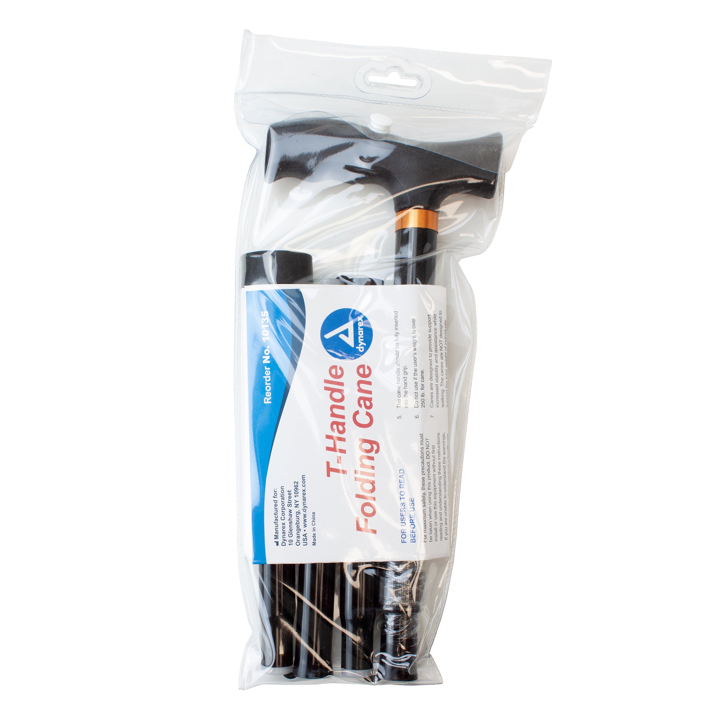 T-Handle Folding Cane