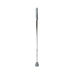 McKesson Round Handle Aluminum Walking Cane with adjustable chrome frame