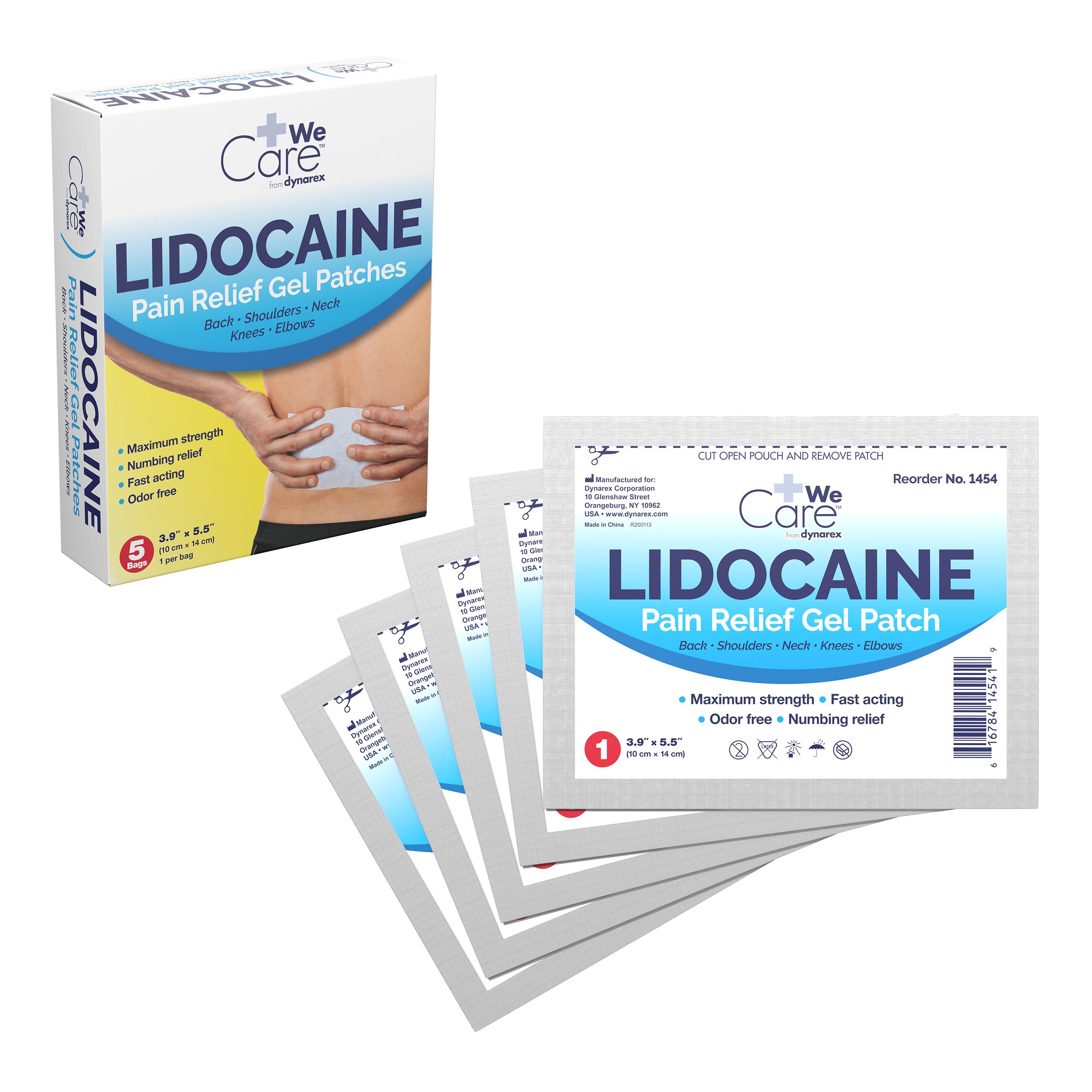 Lidocaine Pain Relief Gel Patch